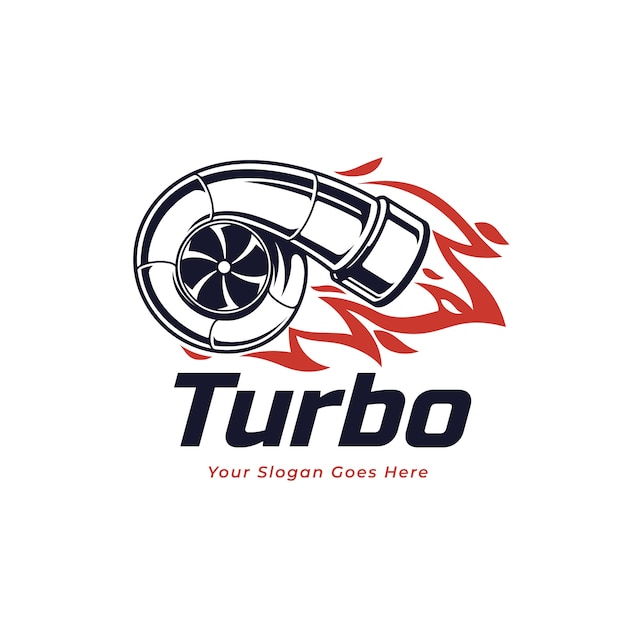 Turbo-logo ontwerpsjabloon