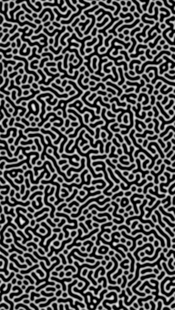 Turing Pattern Background textured black Generative algorithm psychedelic background