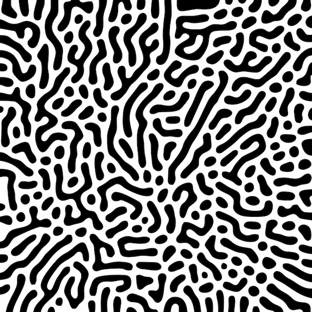 Turing Pattern black Background