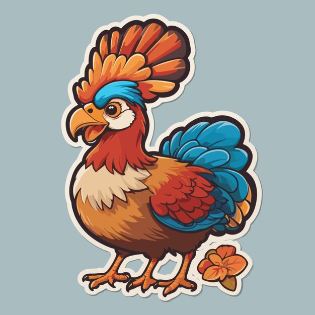 Vector turkey cartoon vector