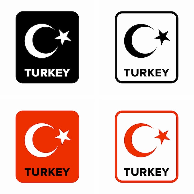 トルコ、国旗情報サイン