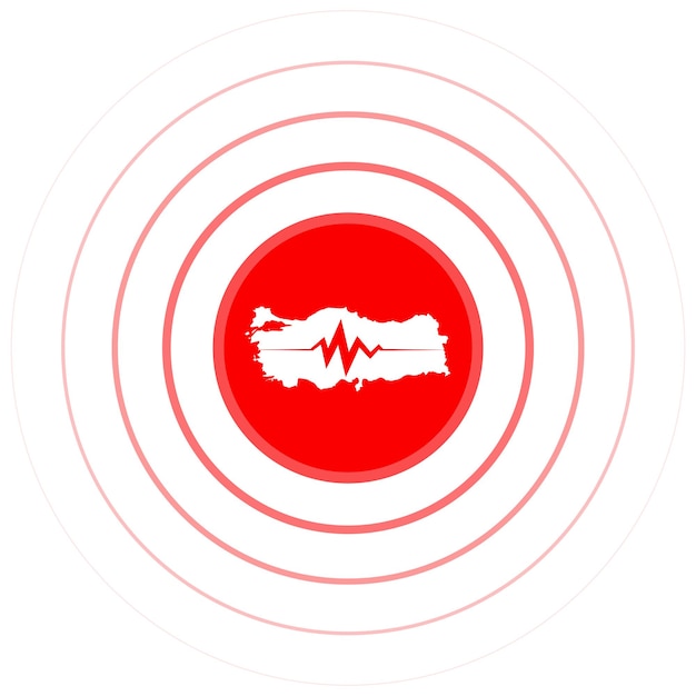 Vector turkey earthquake storm. a helping hand to turkey. major earthquakes, floods, storms and disasters.