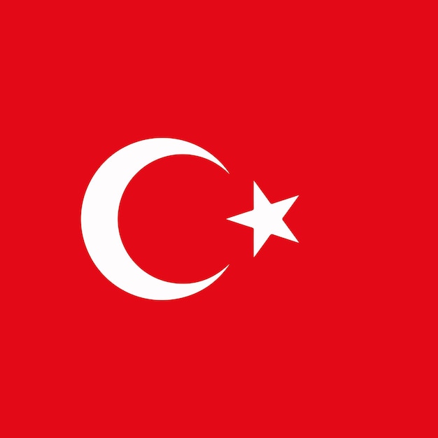 벡터 터키 국기
