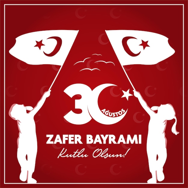Turkey happy august thirty victory day