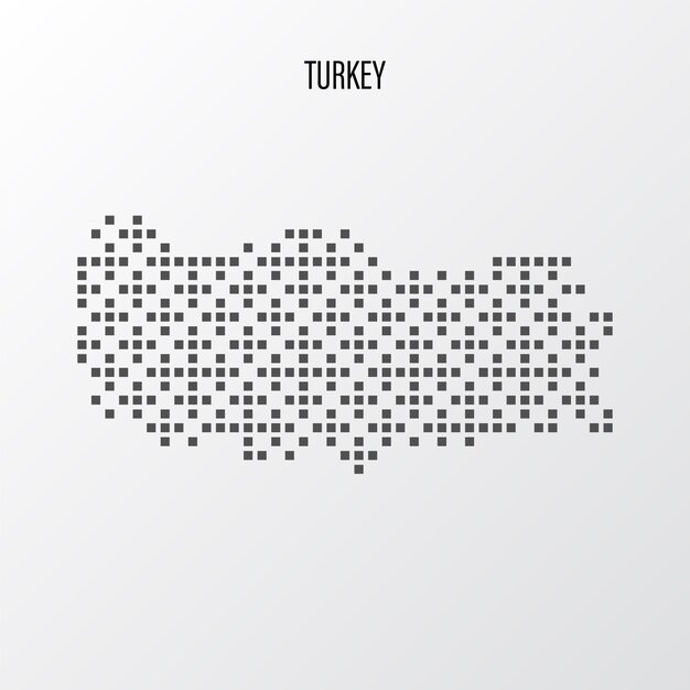 Vector turkey map