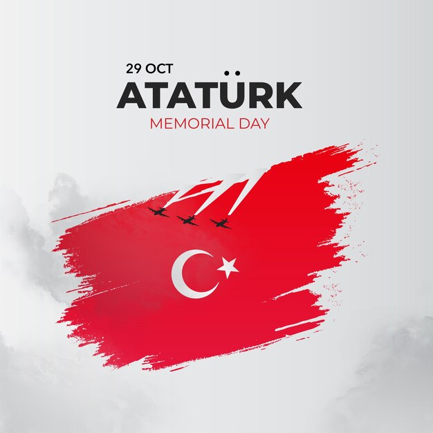 Turkey national day illustration Design