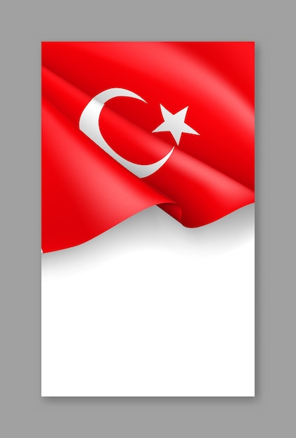 Turkey patriotic vertical web banner