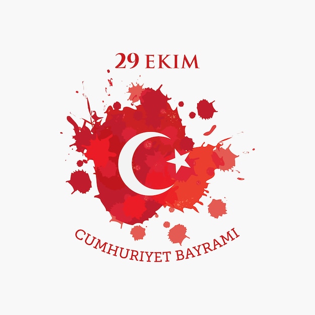 Turkey Republic Day Concept National Celebration