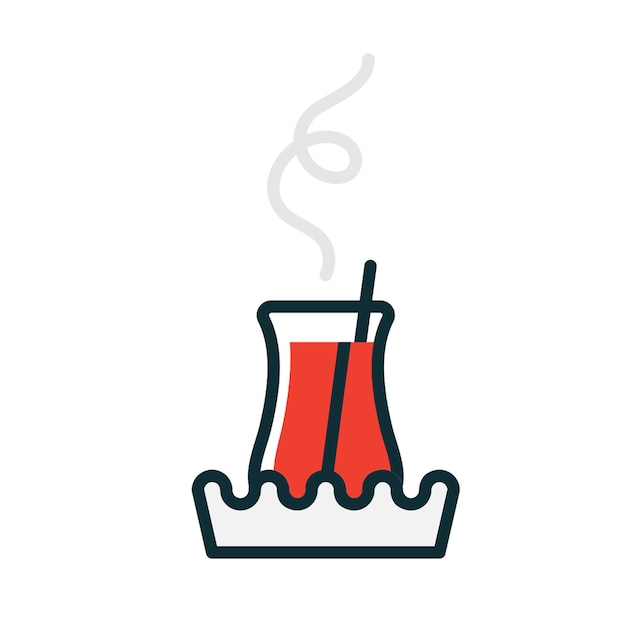 Premium Vector | Turkish tea vector art