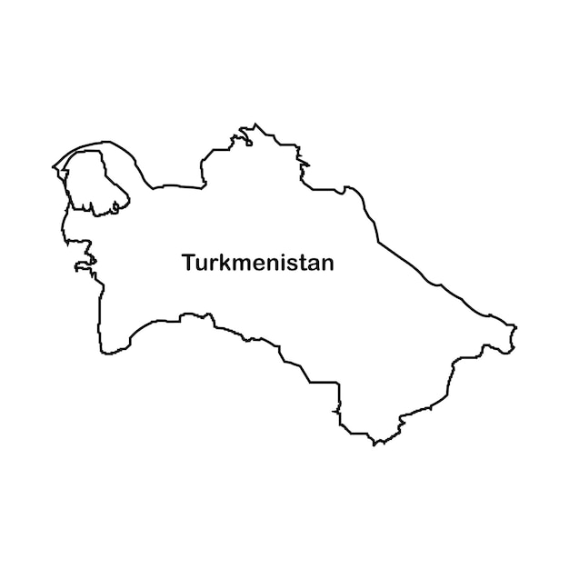 トルクメニスタンの地図アイコン