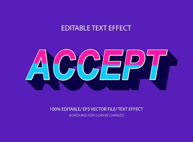 Turn 3d bewerkbare tekst-effect sjabloon