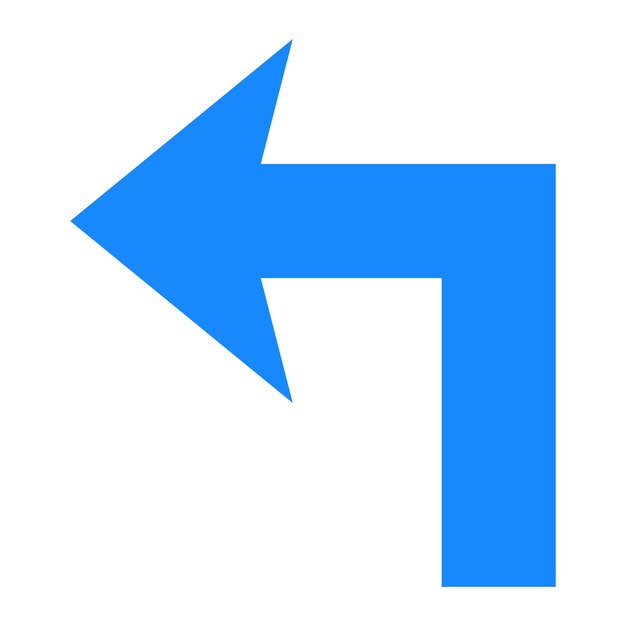 Turn Left Icon