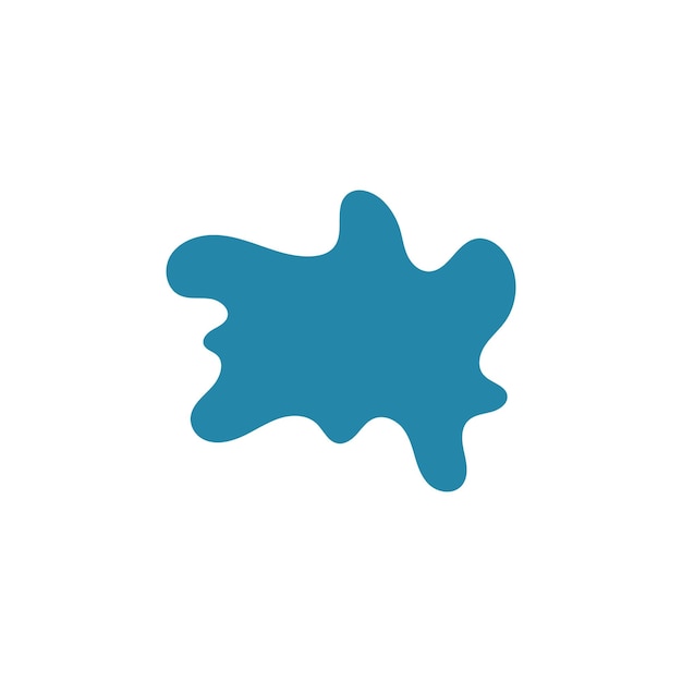 turquoise groene splash element set waterverf