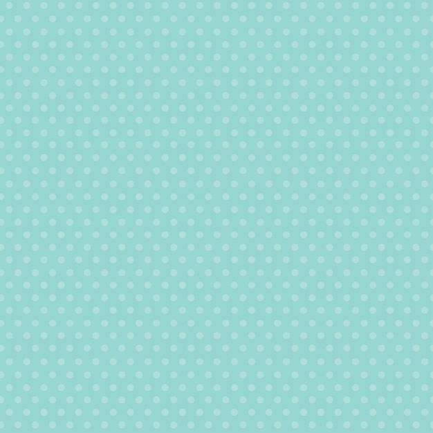 Turquoise polka dot pattern