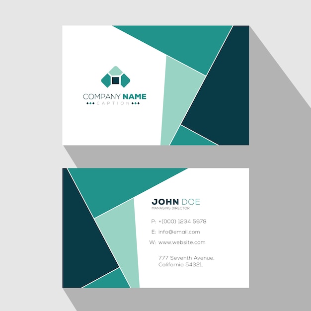 Turquoise Tiles Business Card