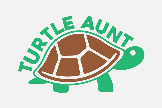 Turtle family svg design