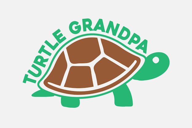 Vector turtle family svg design