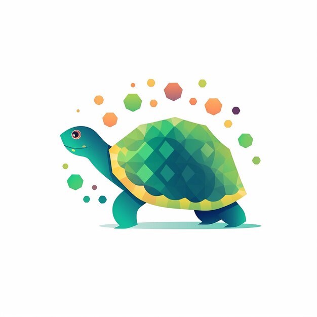 Vector turtle illustration