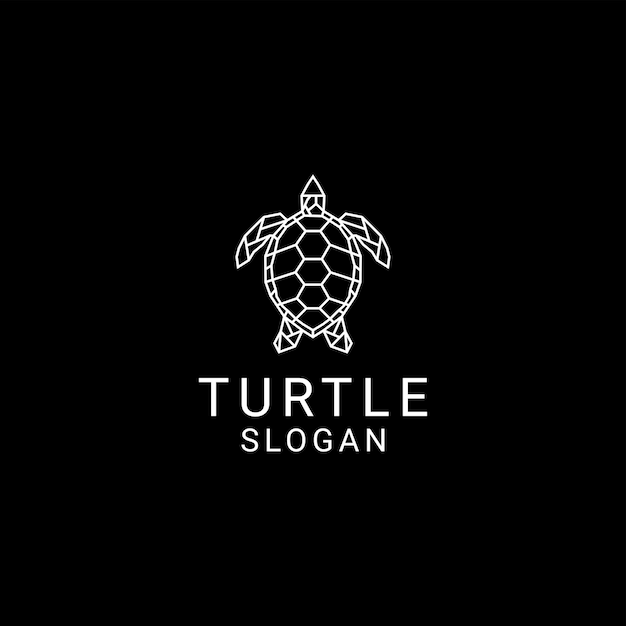 Turtle logo design icon template