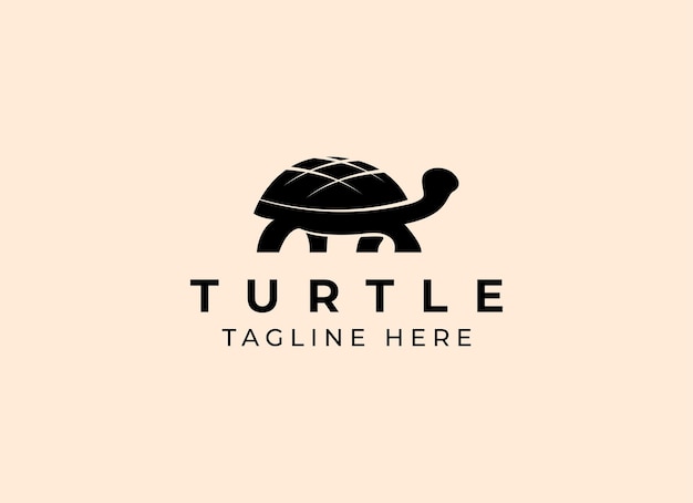 Vector turtle logo design vector simple turtle logo