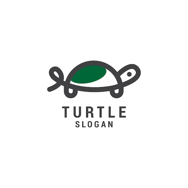 Turtle logo icon design template luxury premium vector