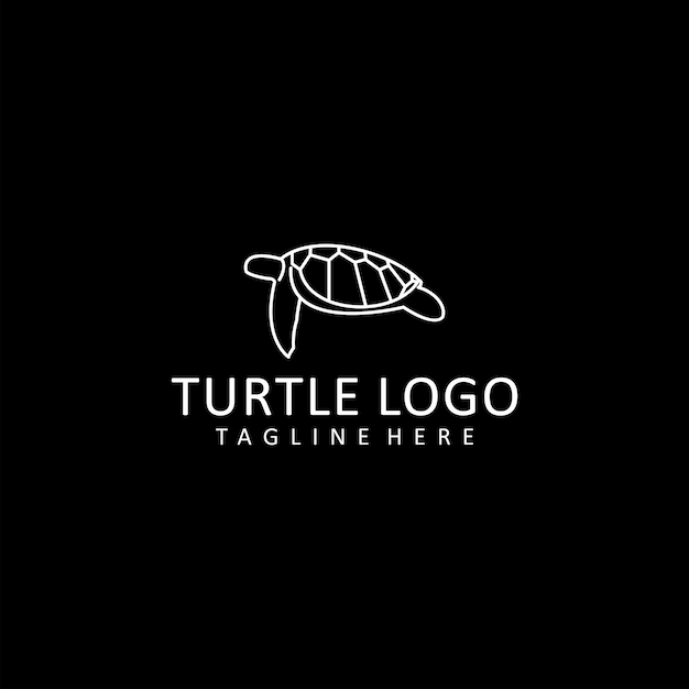 Turtle logo icon design vector