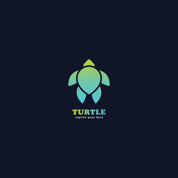 Vector turtle logo icon vector template