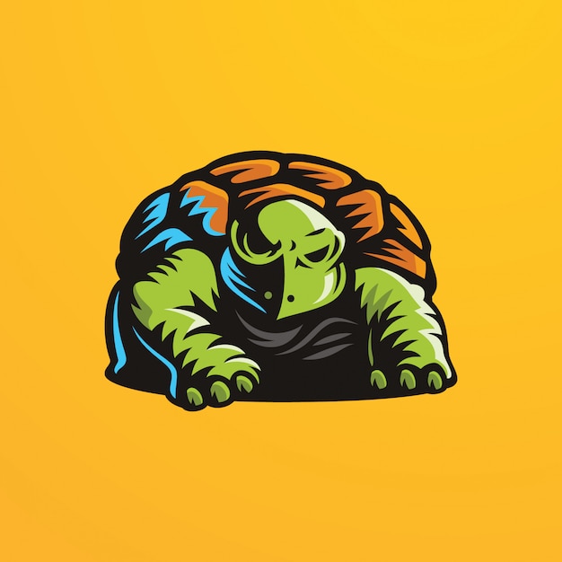 Vector turtle logo