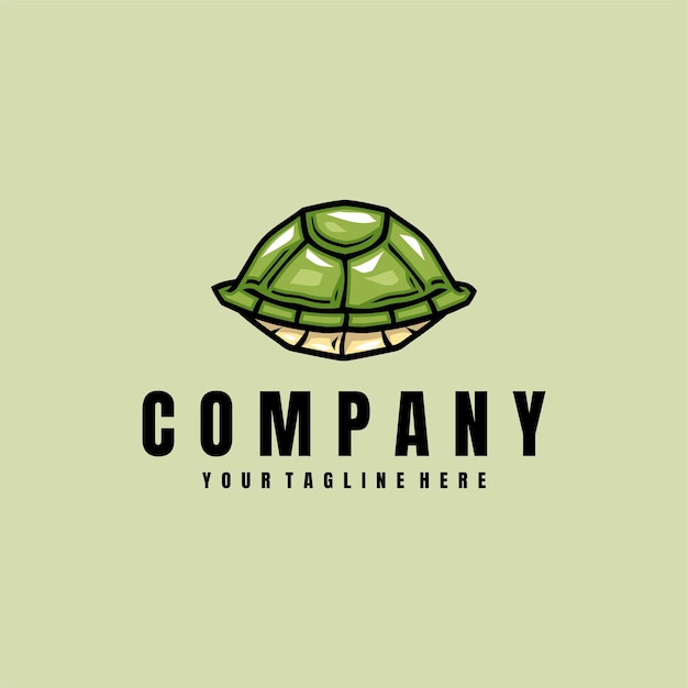 Turtle Shell logo vector icon illustration Premium Vector