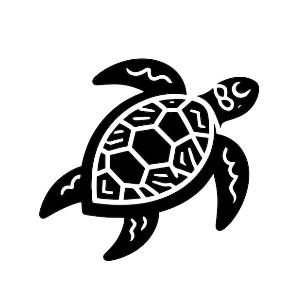 Vector turtle svg cute sea turtle svg