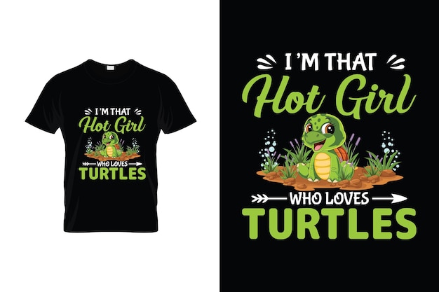 Turtle Tshirt Design of Turtle poster Design of Turtle illustratie