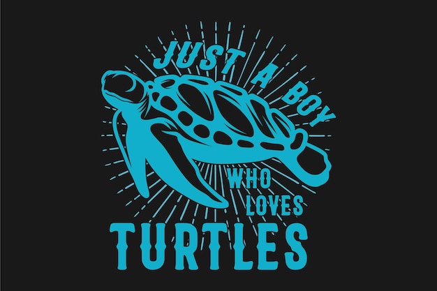 Turtles save the premium vector t-shirt