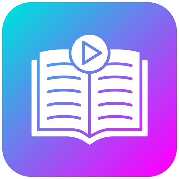 Tutoriale vector icoon Kan worden gebruikt voor Learning icoonset