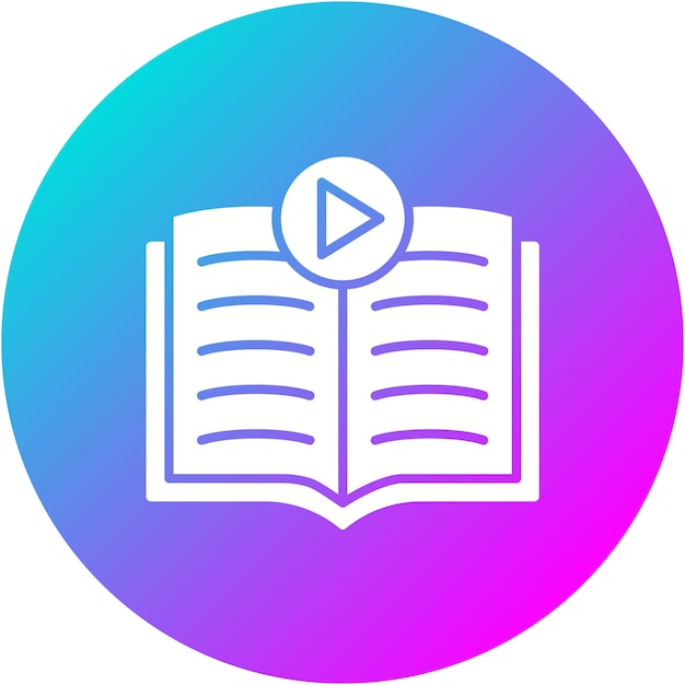 Tutoriale vector icoon Kan worden gebruikt voor Learning icoonset