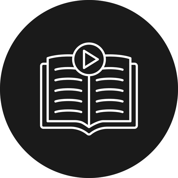 Tutoriale vector icoon Kan worden gebruikt voor Learning icoonset