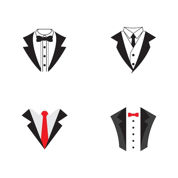 Tuxedo exclusive template vector icon illustration design