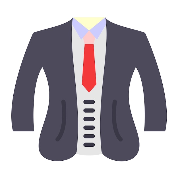 Vector tuxedo icon style