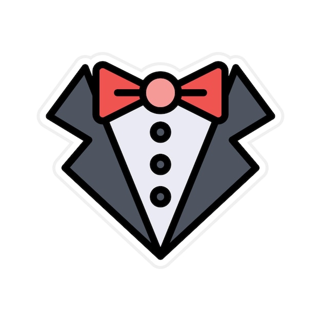 Tuxedo icon vector image Can be used for Luxury