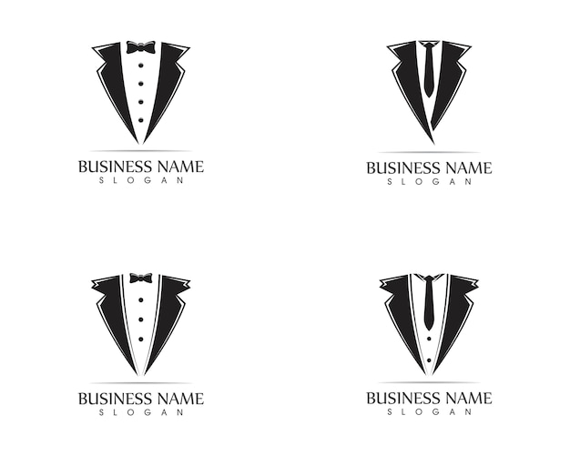 Tuxedo logo design template