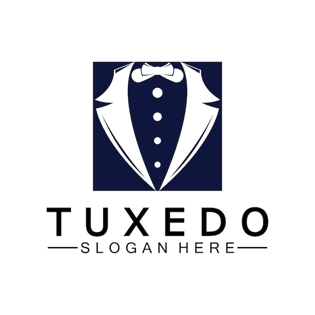 Tuxedo Logo template vector icon illustration design