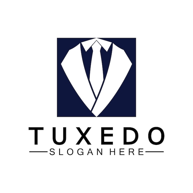 Tuxedo Logo template vector icon illustration design