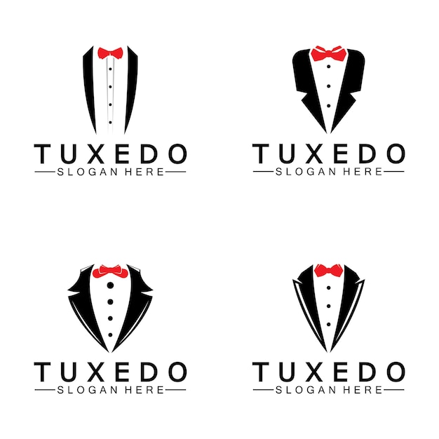 Дизайн векторной иконки логотипа Tuxedo