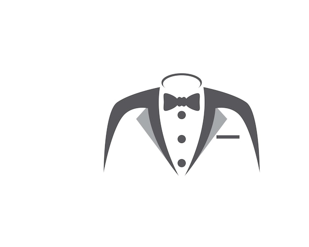 Vector tuxedo logo template vector icon