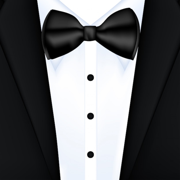 Vector tuxedo vector background