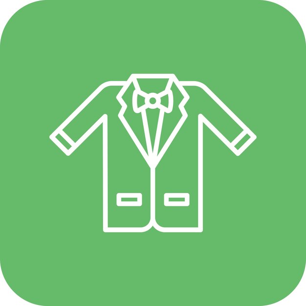 Tuxedo vector icon Can be used for Sewing iconset