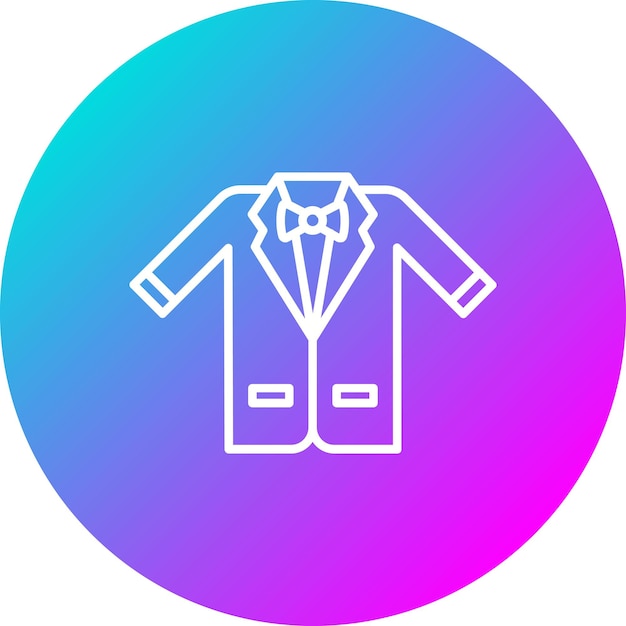 Tuxedo vector icon Can be used for Sewing iconset