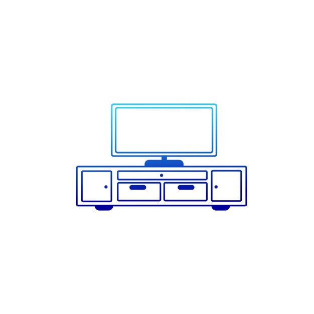 TV cabinet icon