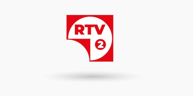 Tv-kanaal logo design concept vectorillustratie