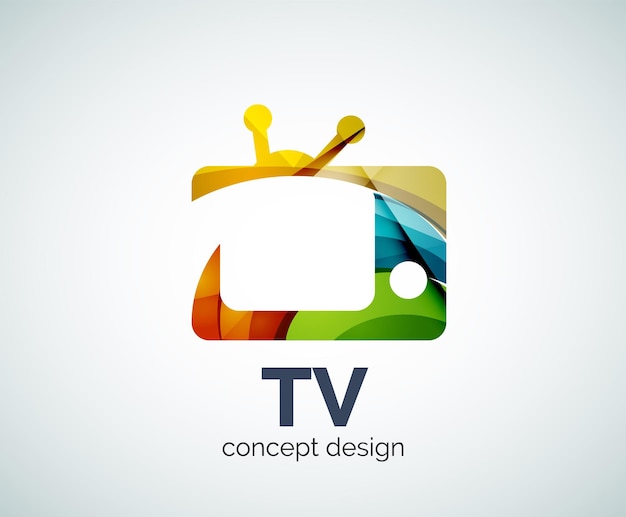 Vector tv logo template