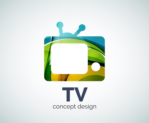 Vector tv logo template